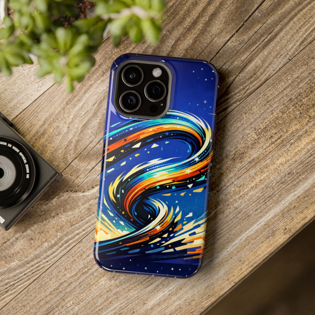 Aero Waves Magnetic Phone Case - Mockup 4