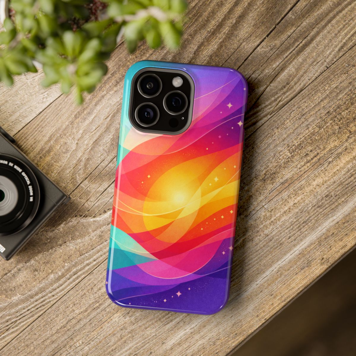 Color Flow Magnetic Phone Case - Mockup 4