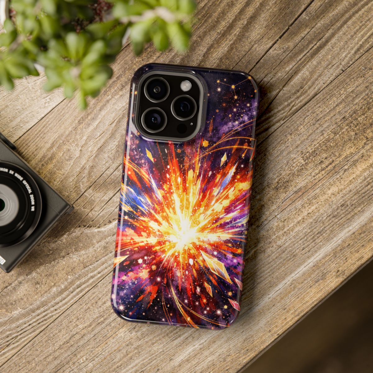Cosmic Euphoria Magnetic Phone Case - Mockup 4