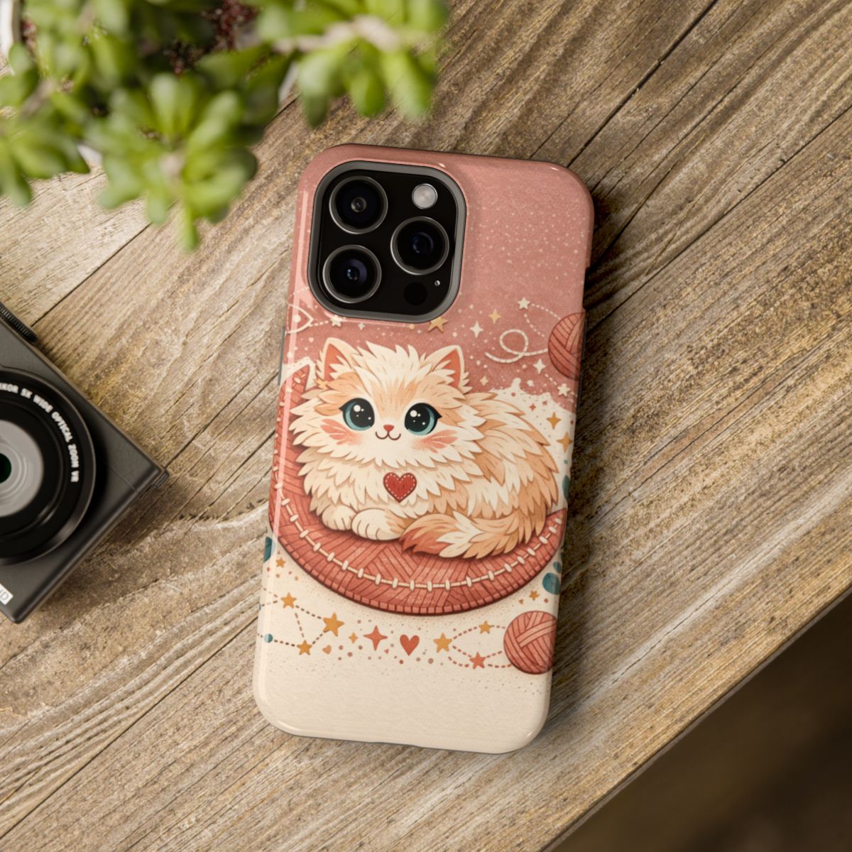 Cozy Moonlit Whimsy Magnetic Magnetic Phone Case - Mockup 4