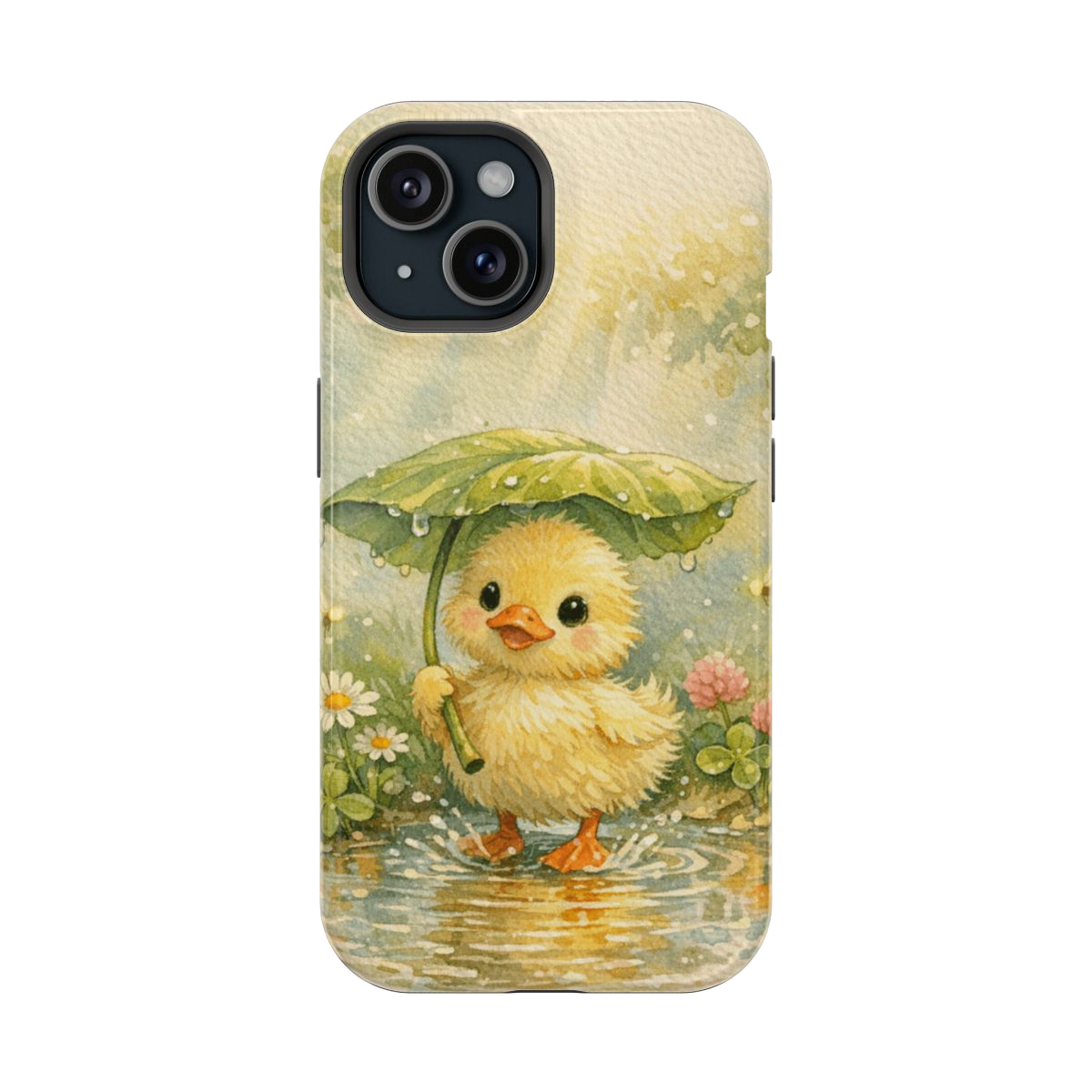 Whimsical Duck Delight Phone Case - iPhone 15