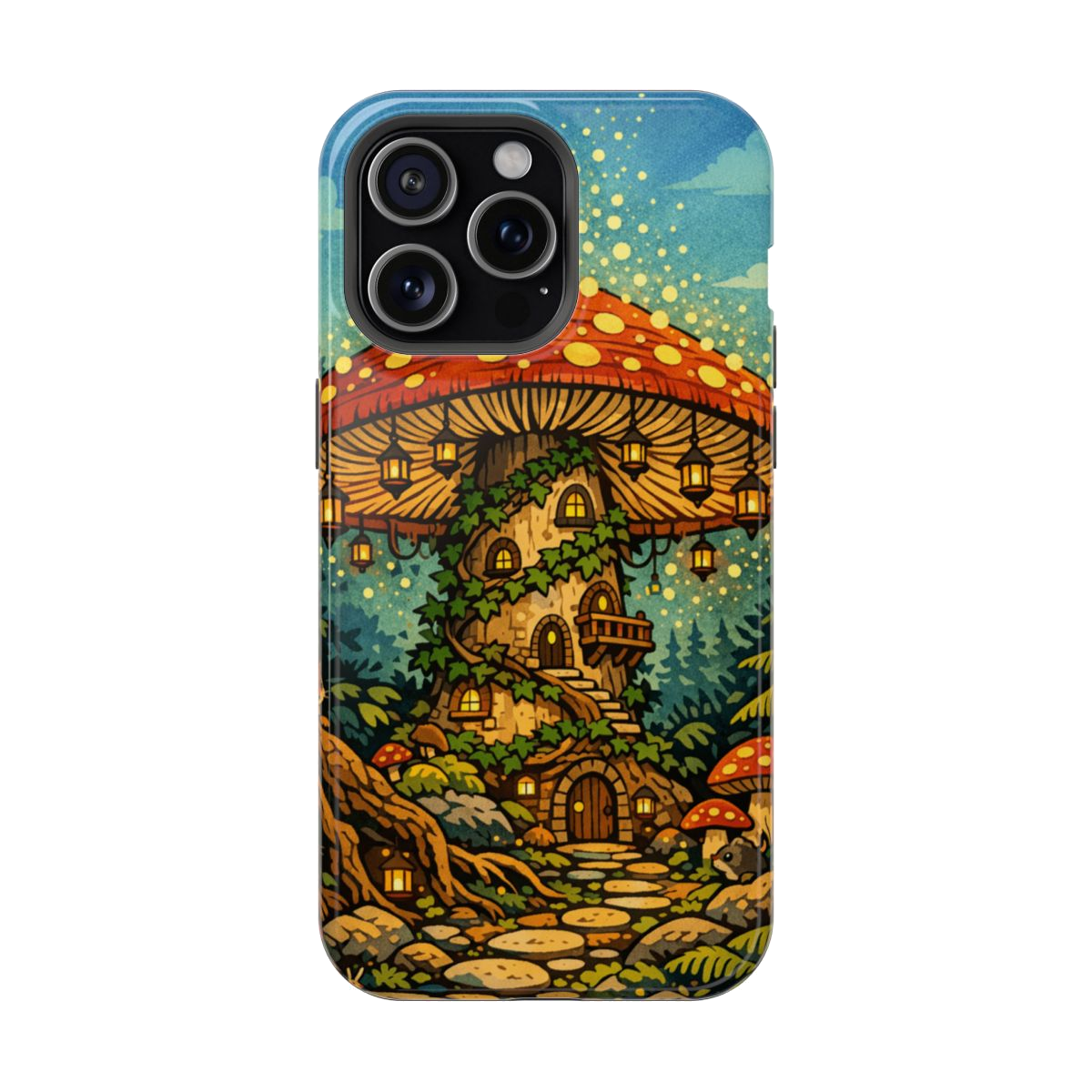 Enchanted Mushroom Haven Phone Case - iPhone 15 Pro Max