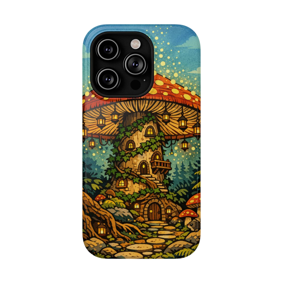 Enchanted Mushroom Haven Phone Case - iPhone 14 Pro