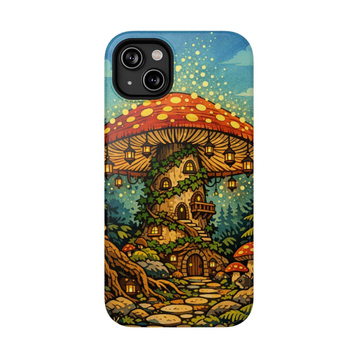 Enchanted Mushroom Haven Phone Case - iPhone 14 Plus