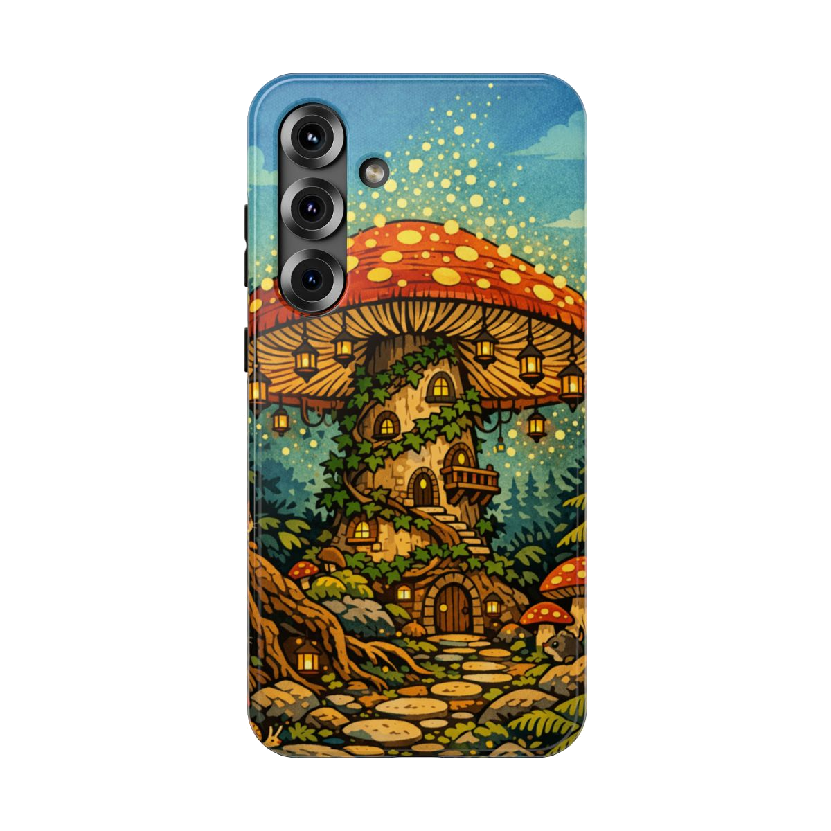 Enchanted Mushroom Haven Phone Case - Samsung Galaxy S25 Plus