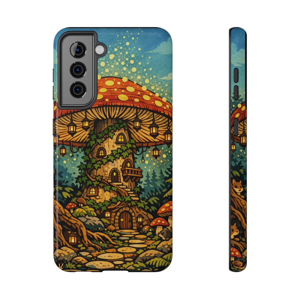 Enchanted Mushroom Haven Phone Case - Samsung Galaxy S21