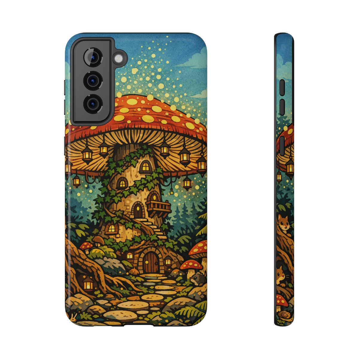 Enchanted Mushroom Haven Phone Case - Samsung Galaxy S21 Plus
