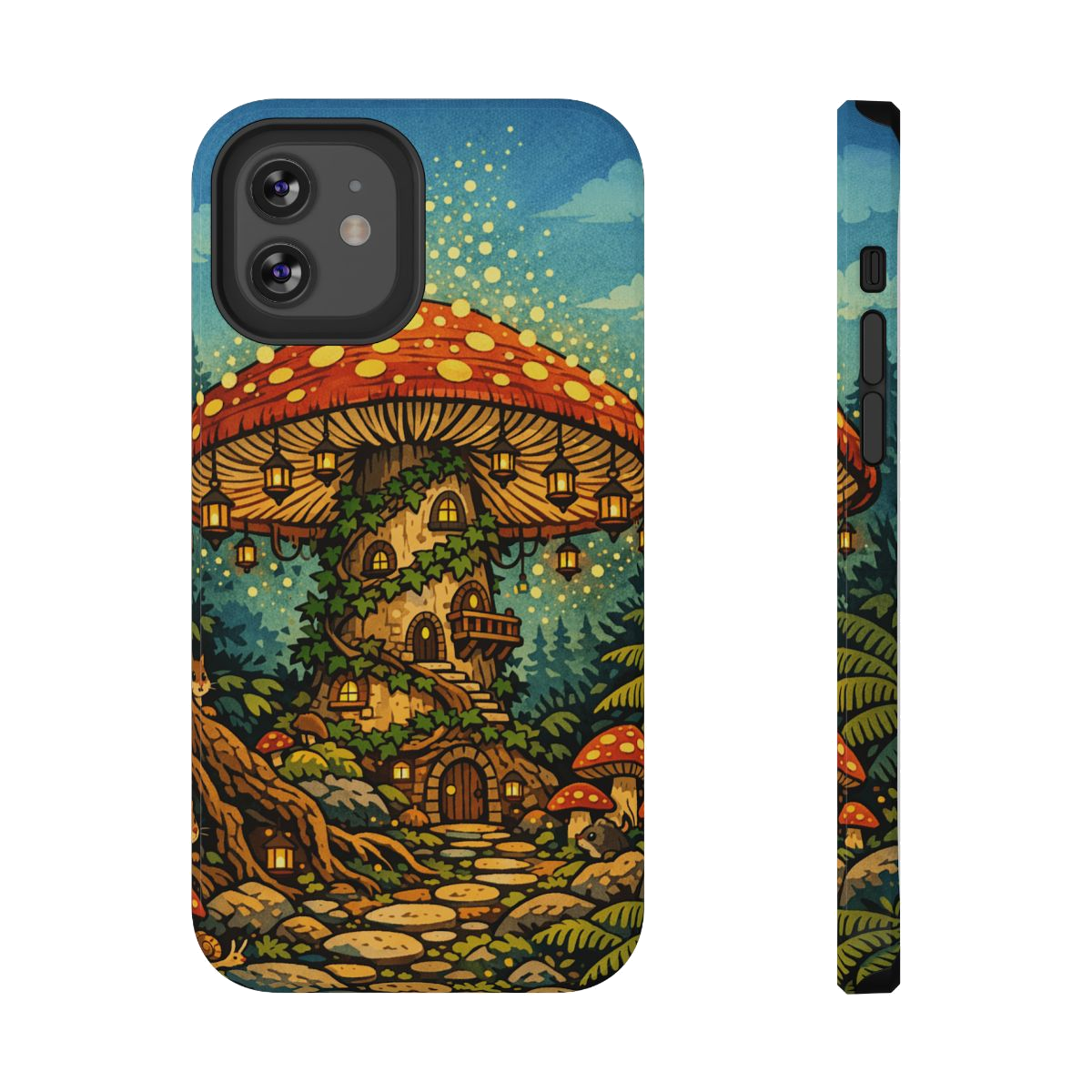 Enchanted Mushroom Haven Phone Case - iPhone 12
