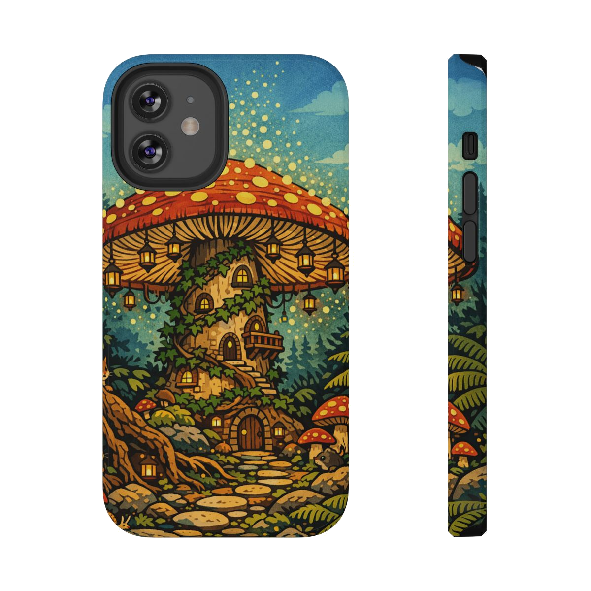 Enchanted Mushroom Haven Phone Case - iPhone 12 Mini