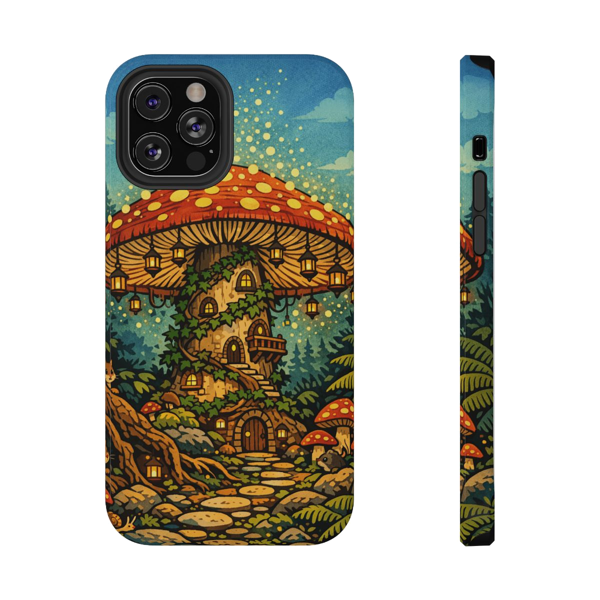 Enchanted Mushroom Haven Phone Case - iPhone 12 Pro