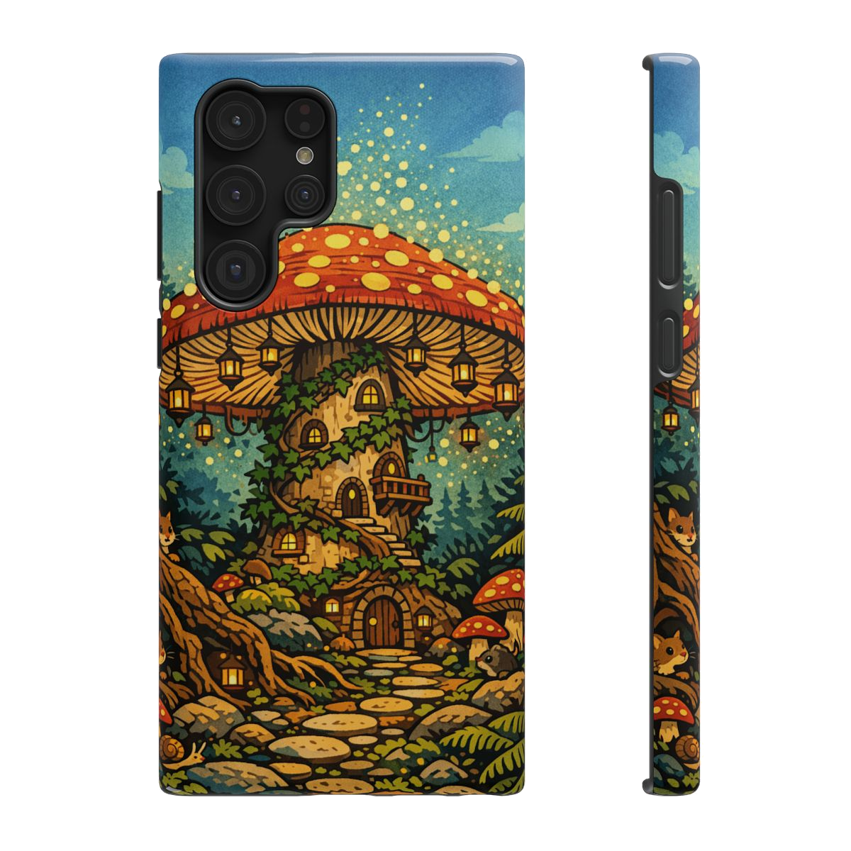 Enchanted Mushroom Haven Phone Case - Samsung Galaxy S22 Ultra