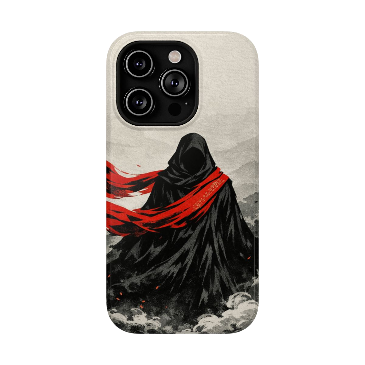 Crimson Veil Essence Phone Case - iPhone 14 Pro