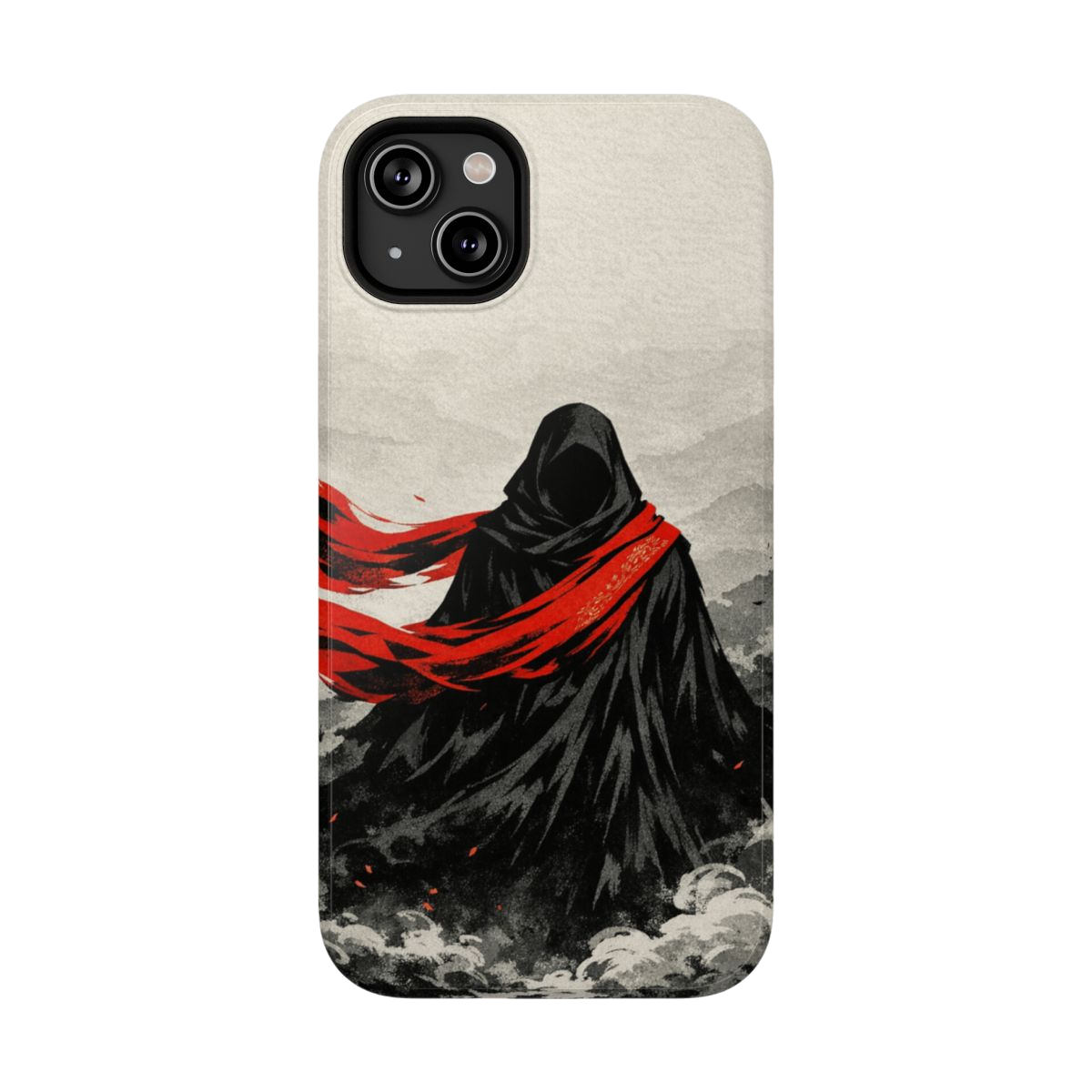Crimson Veil Essence Phone Case - iPhone 14 Plus
