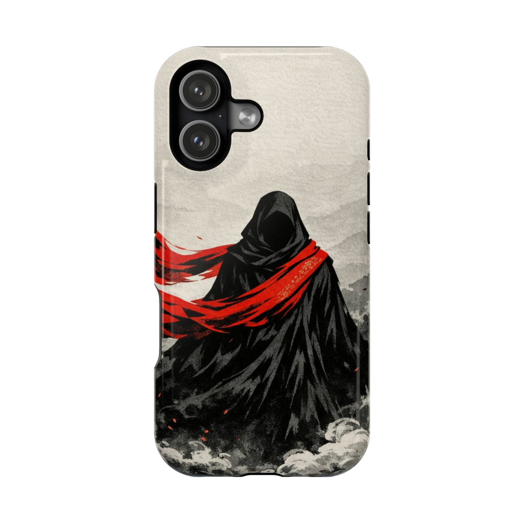 Crimson Veil Essence Phone Case - iPhone 17