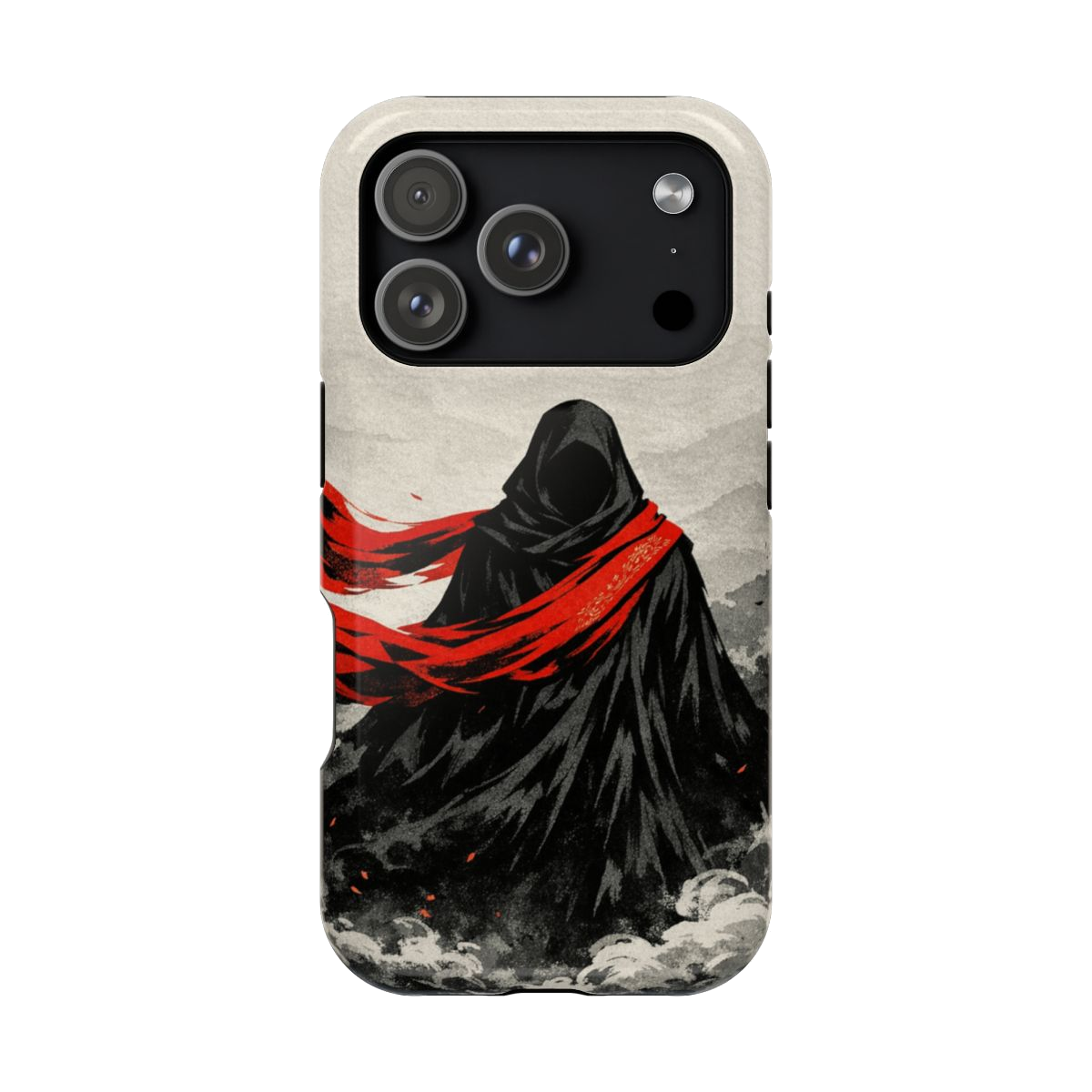 Crimson Veil Essence Phone Case - iPhone 17 Pro
