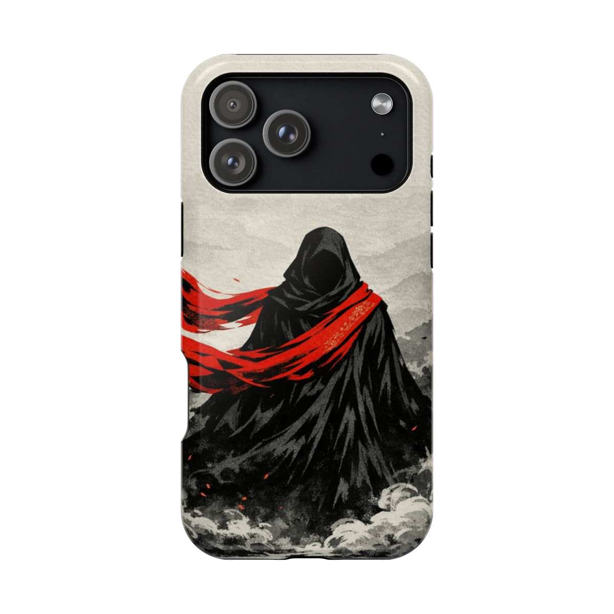 Crimson Veil Essence Phone Case - iPhone 17 Pro Max