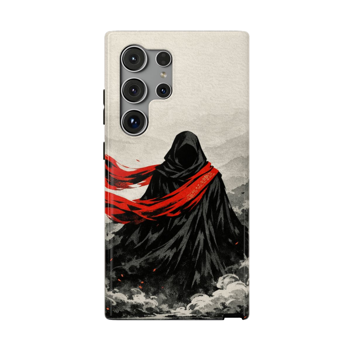 Crimson Veil Essence Phone Case - Samsung Galaxy S24 Ultra
