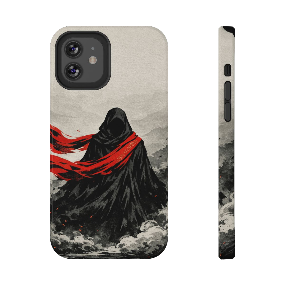 Crimson Veil Essence Phone Case - iPhone 12