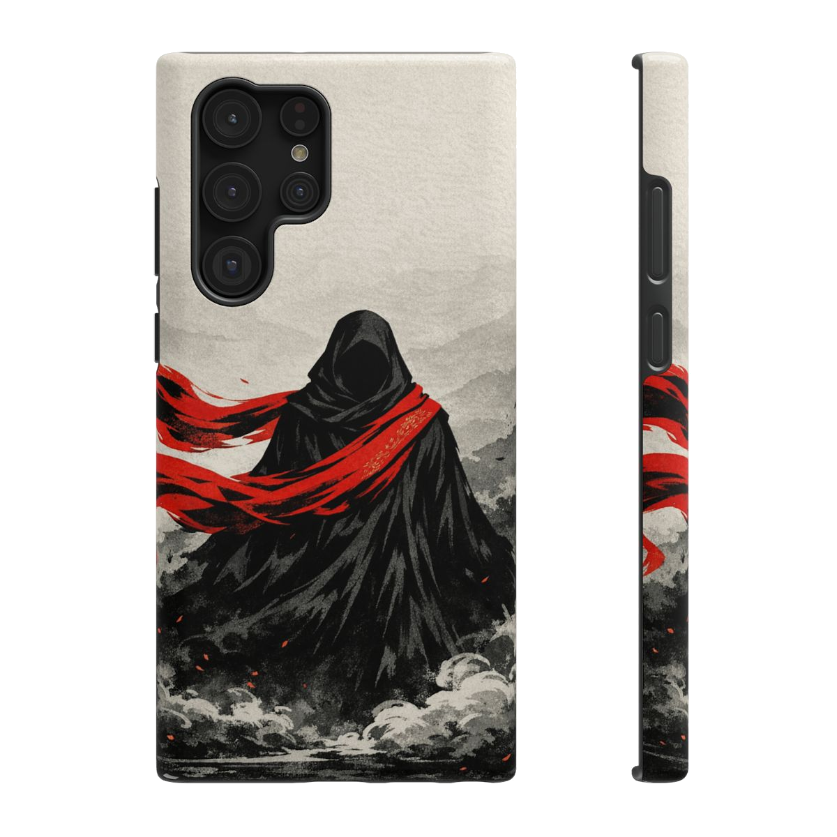 Crimson Veil Essence Phone Case - Samsung Galaxy S22 Ultra