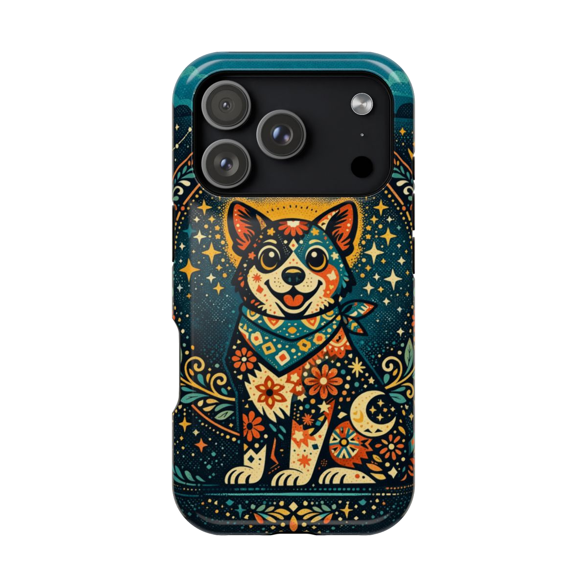 Playful Pup Illustration Phone Case - iPhone 17 Pro
