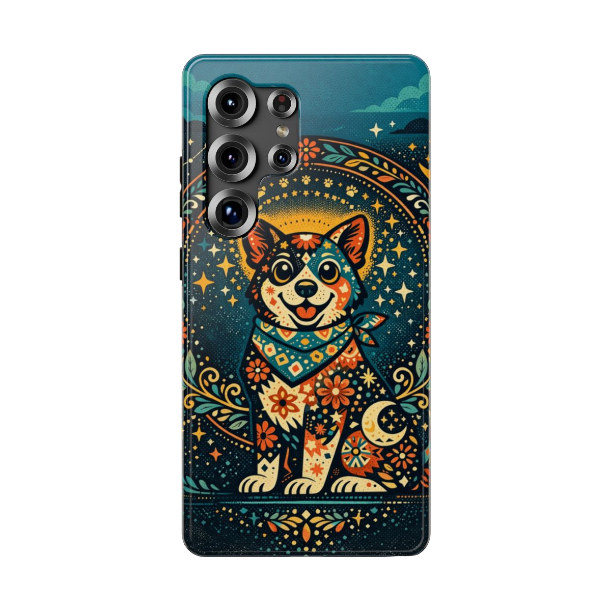 Playful Pup Illustration Phone Case - Samsung Galaxy S25 Ultra