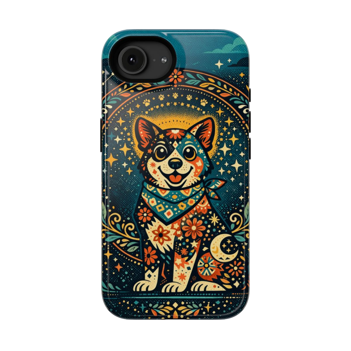 Playful Pup Illustration Phone Case - iPhone 16e