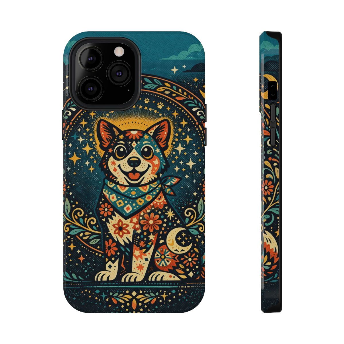 Playful Pup Illustration Phone Case - iPhone 13 Pro Max