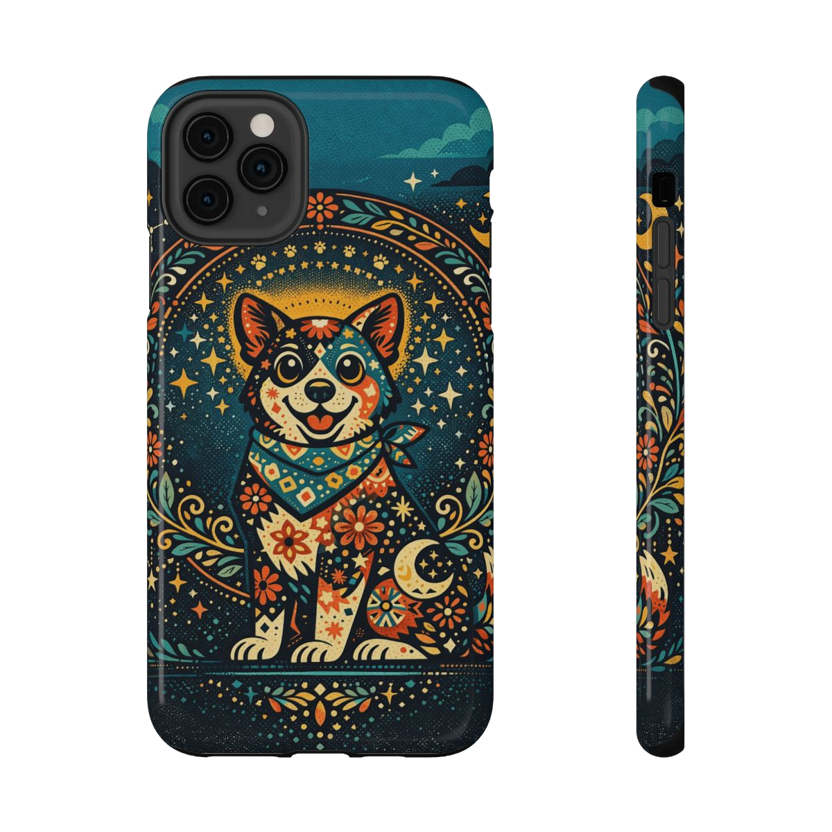 Playful Pup Illustration Phone Case - iPhone 11 Pro Max
