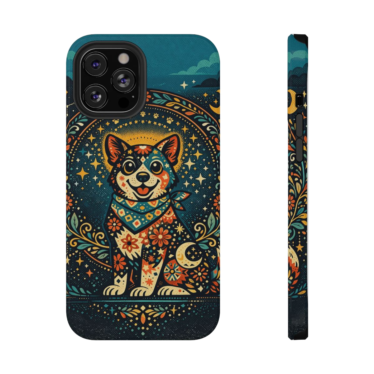 Playful Pup Illustration Phone Case - iPhone 12 Pro Max