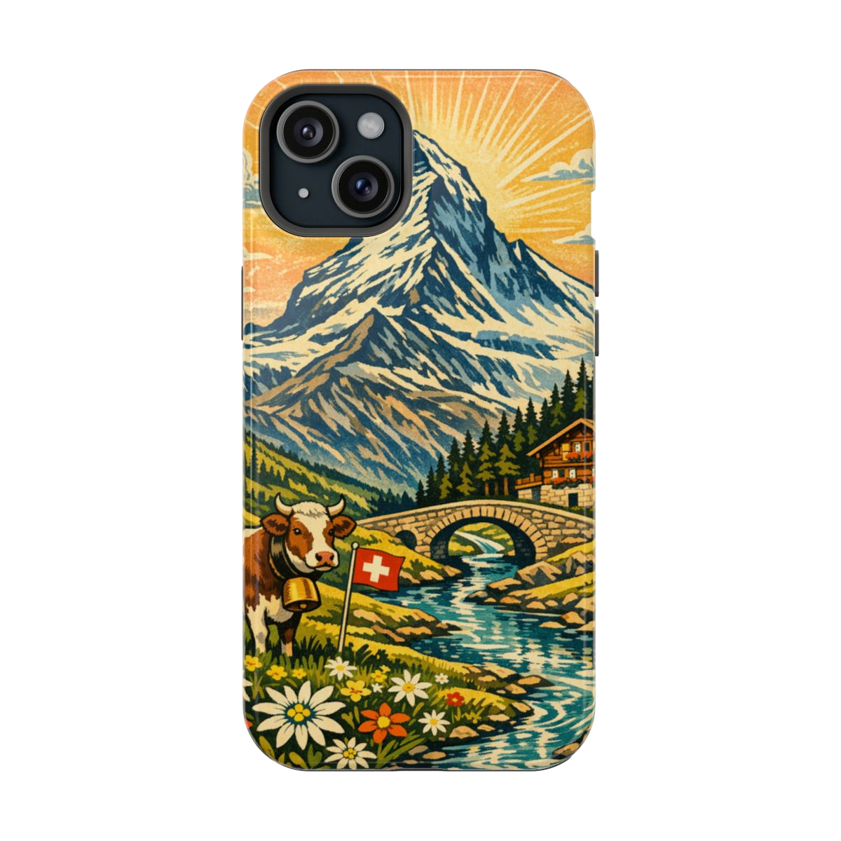 Alpine Adventure Art Phone Case - iPhone 15 Plus