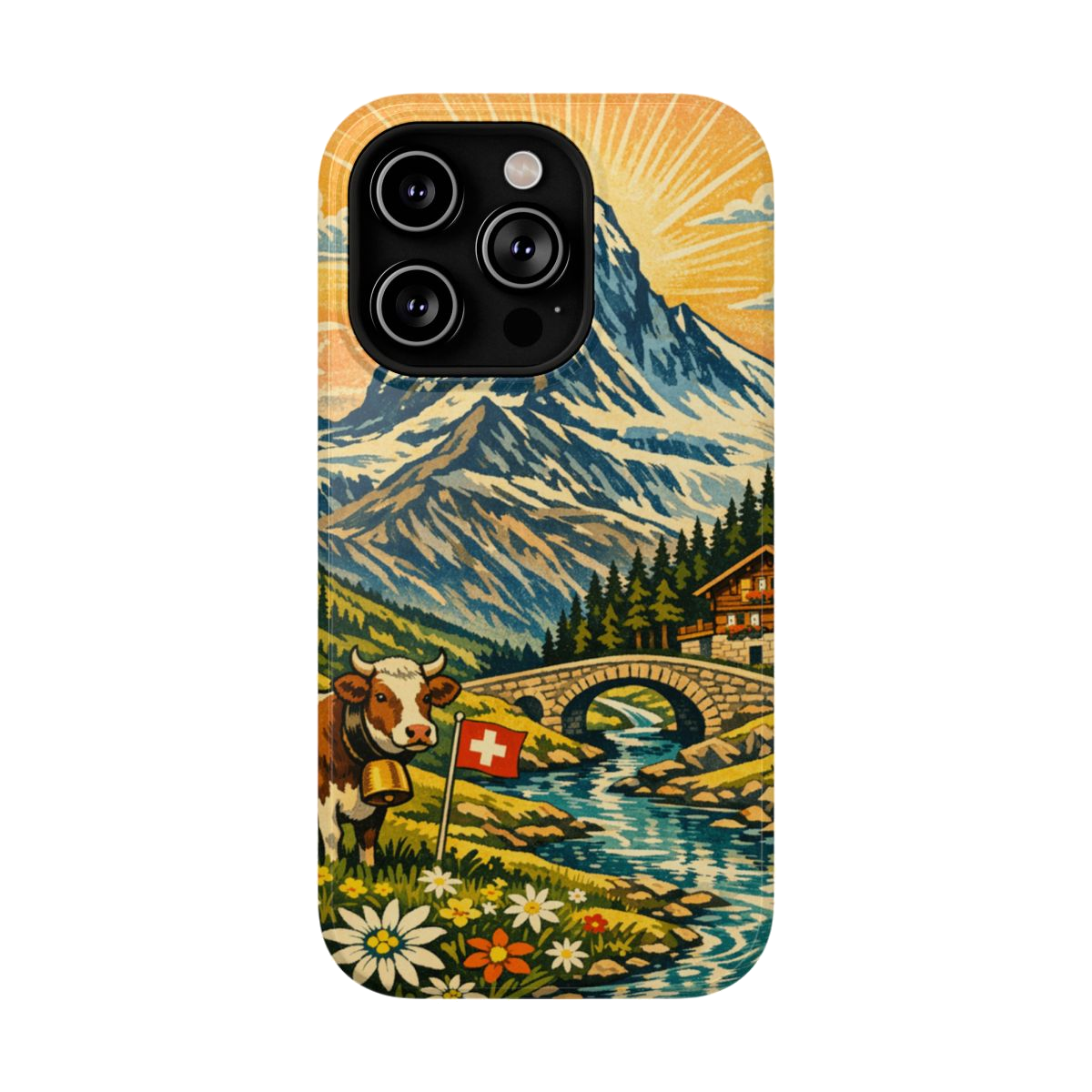 Alpine Adventure Art Phone Case - iPhone 14 Pro