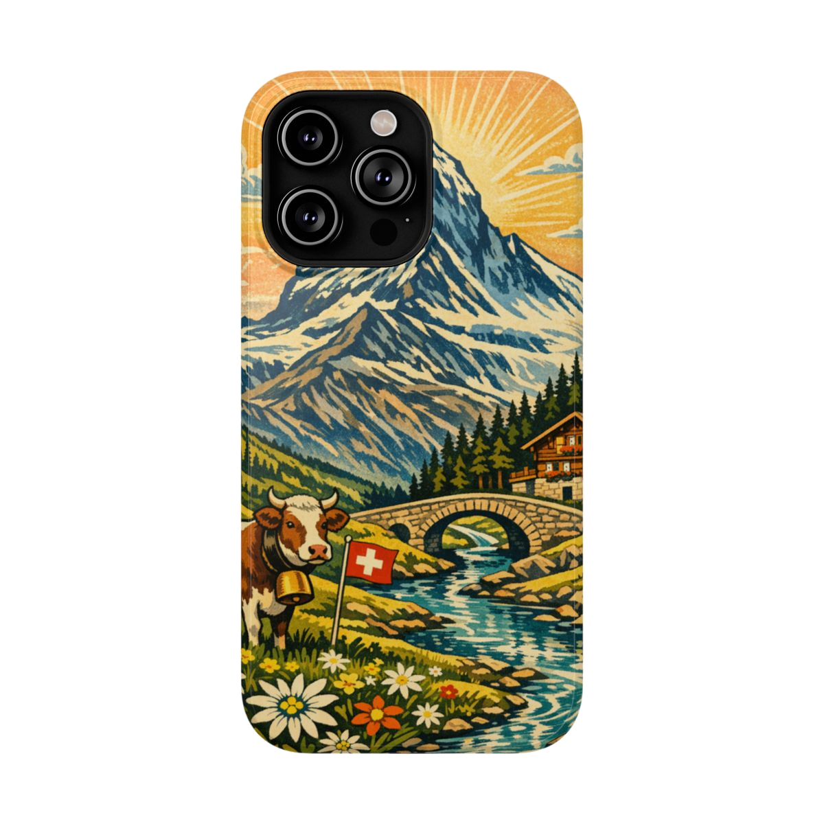 Alpine Adventure Art Phone Case - iPhone 14 Pro Max