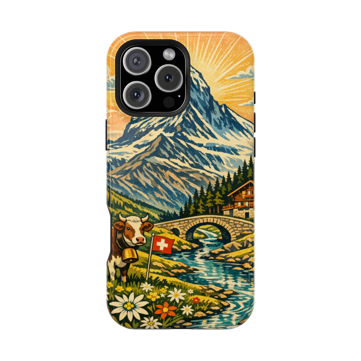 Alpine Adventure Art Phone Case - iPhone 16 Pro Max