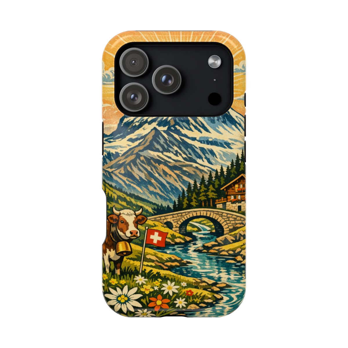 Alpine Adventure Art Phone Case - iPhone 17 Pro