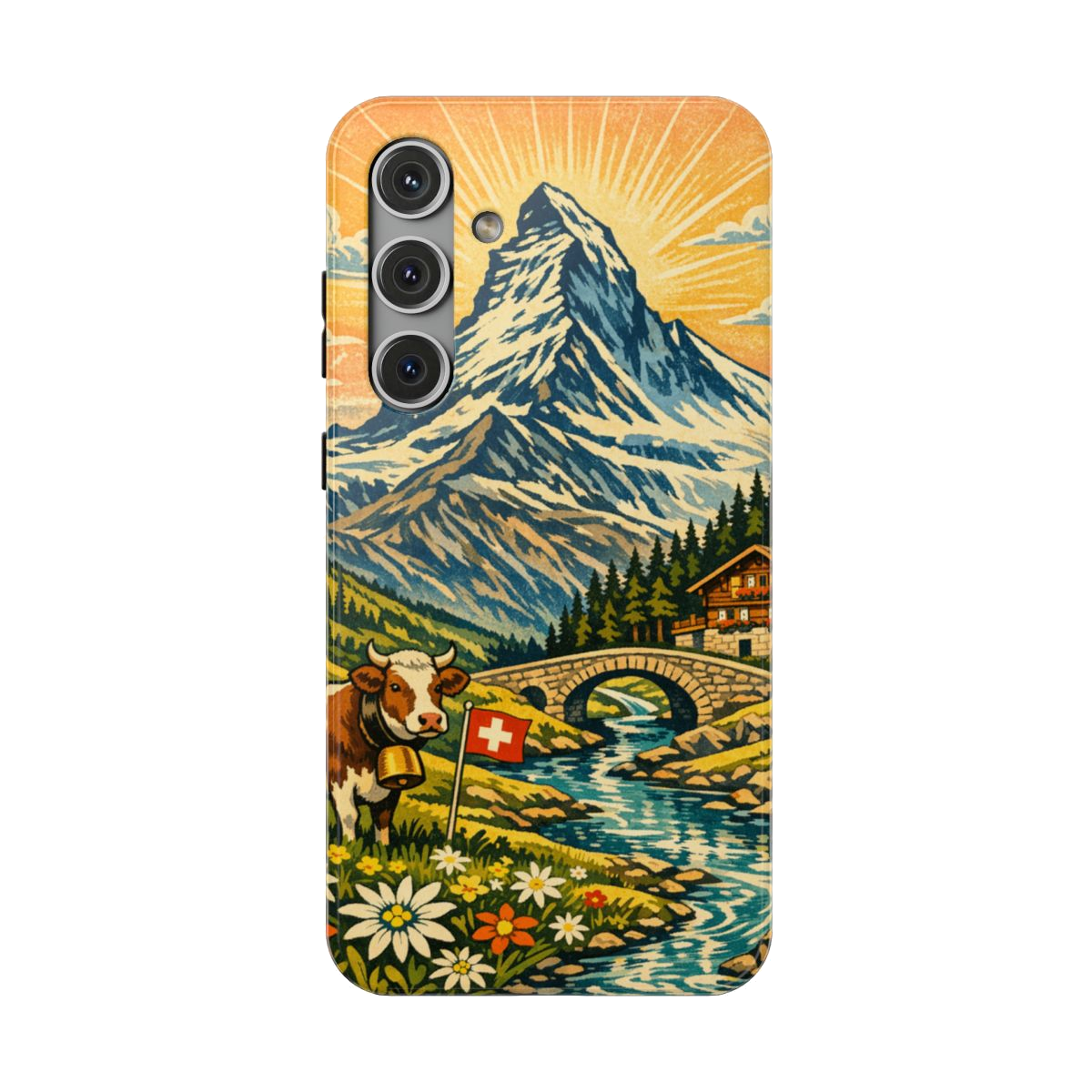 Alpine Adventure Art Phone Case - Samsung Galaxy S24 Plus