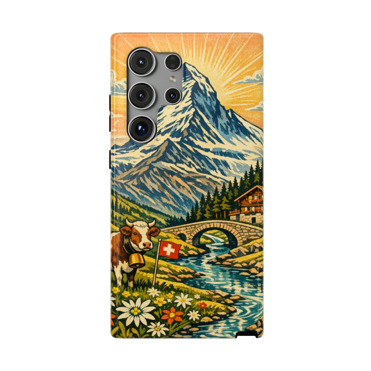 Alpine Adventure Art Phone Case - Samsung Galaxy S24 Ultra