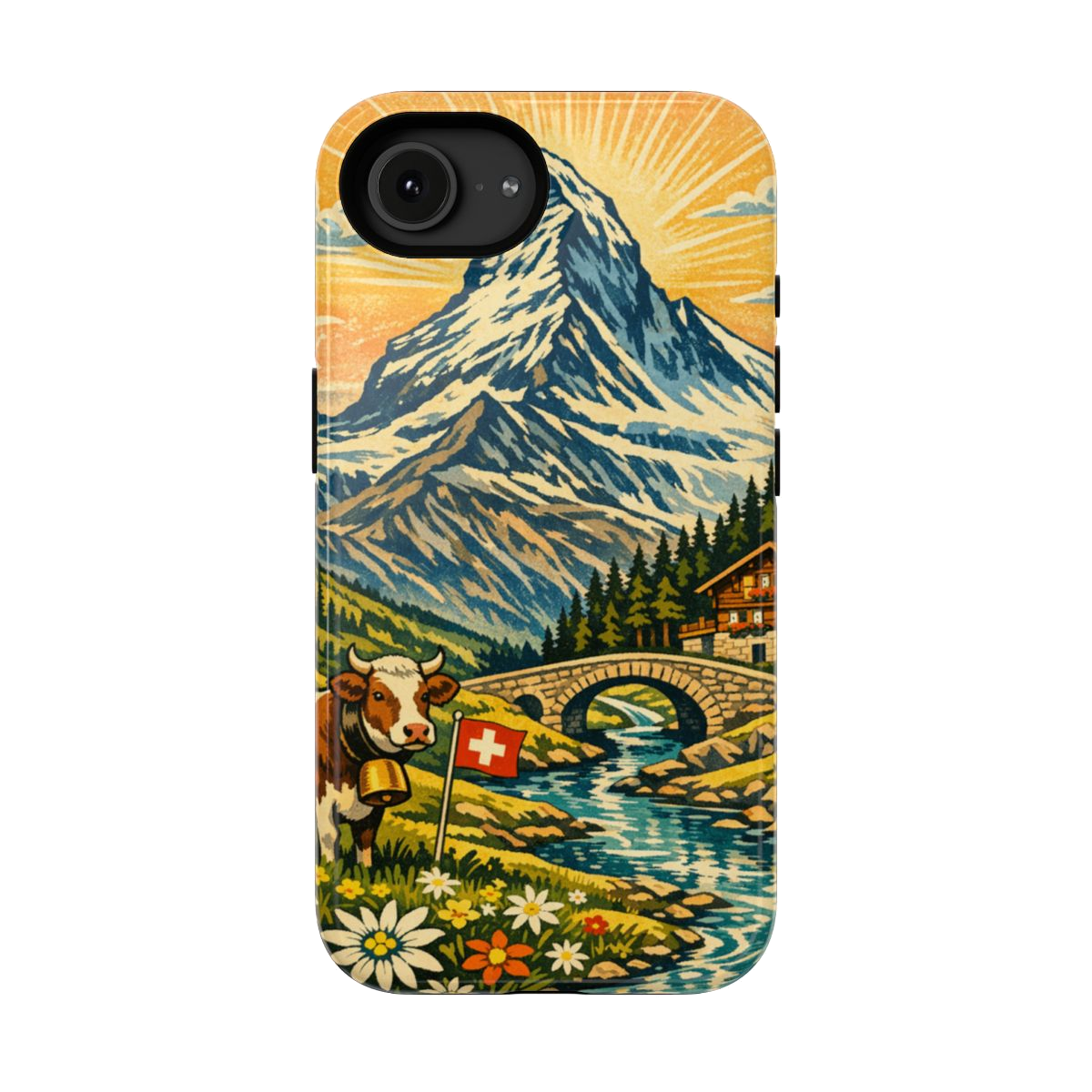 Alpine Adventure Art Phone Case - iPhone 16e
