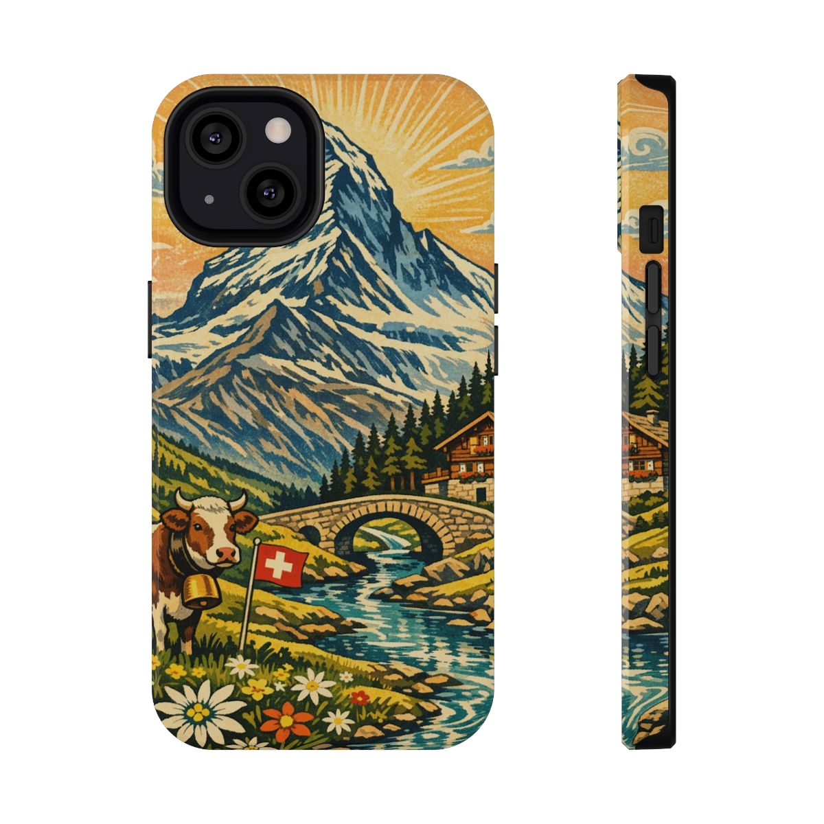 Alpine Adventure Art Phone Case - iPhone 13