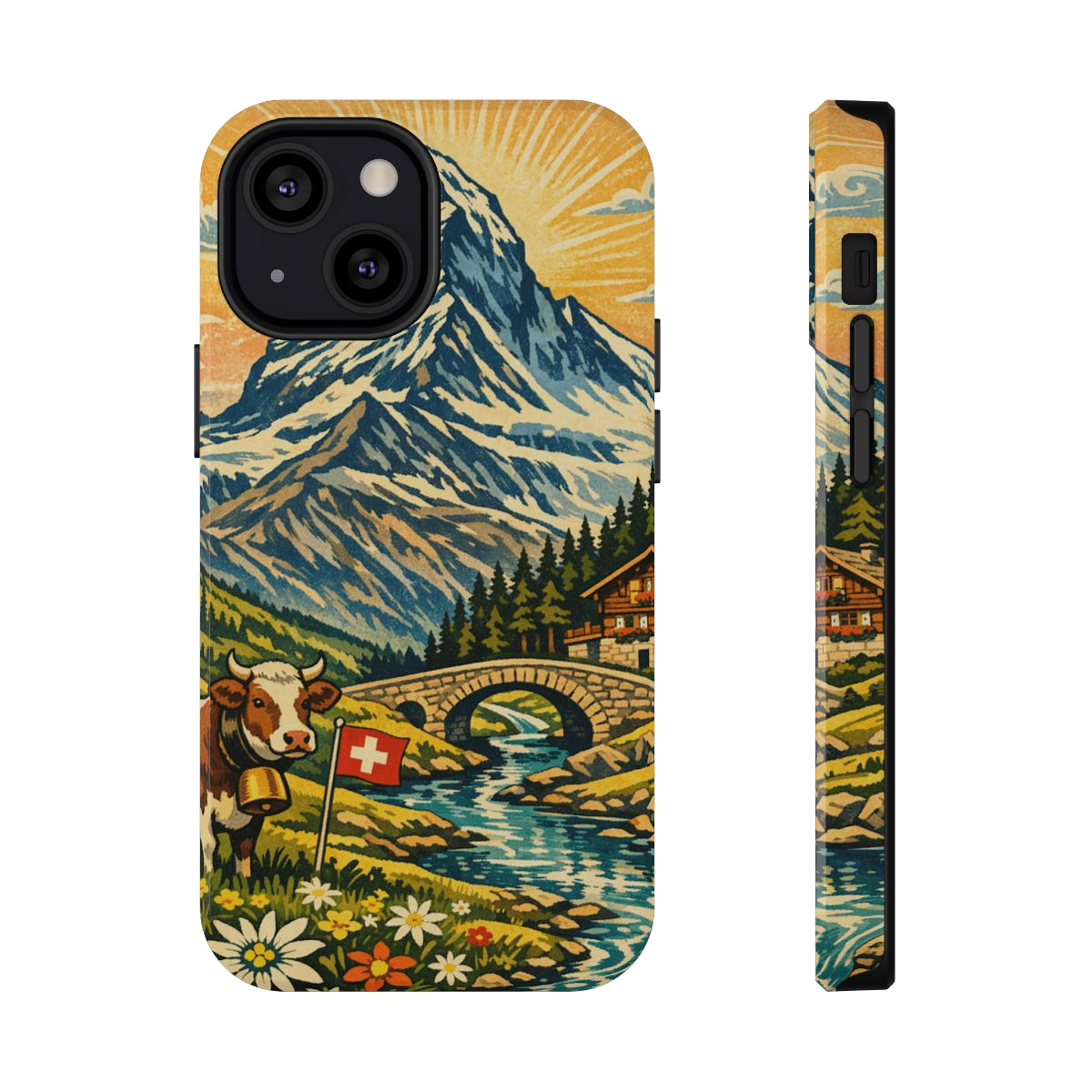 Alpine Adventure Art Phone Case - iPhone 13 Mini