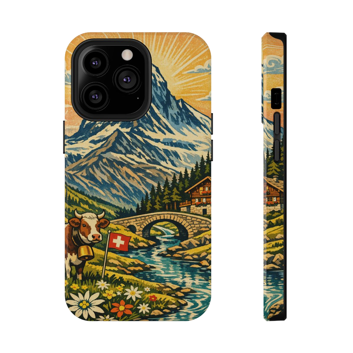 Alpine Adventure Art Phone Case - iPhone 13 Pro
