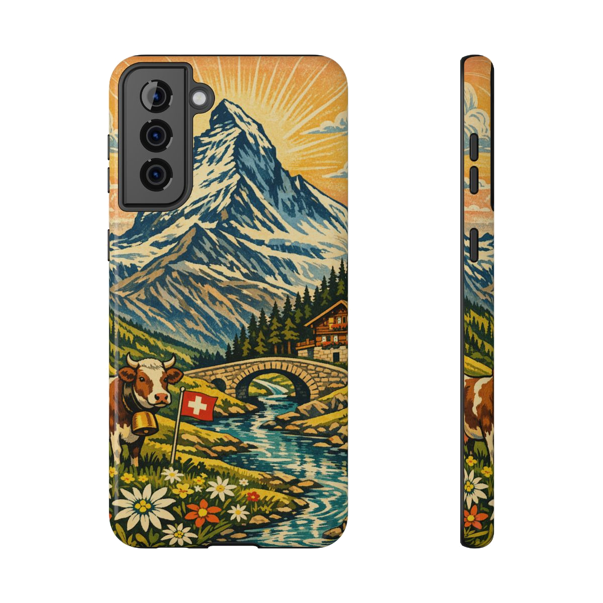 Alpine Adventure Art Phone Case - Samsung Galaxy S21 Plus