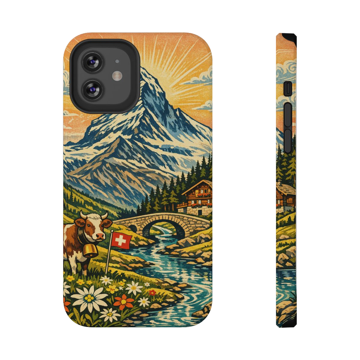 Alpine Adventure Art Phone Case - iPhone 12