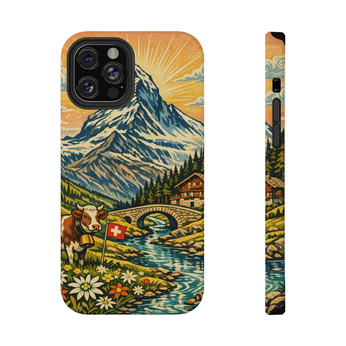 Alpine Adventure Art Phone Case - iPhone 12 Pro