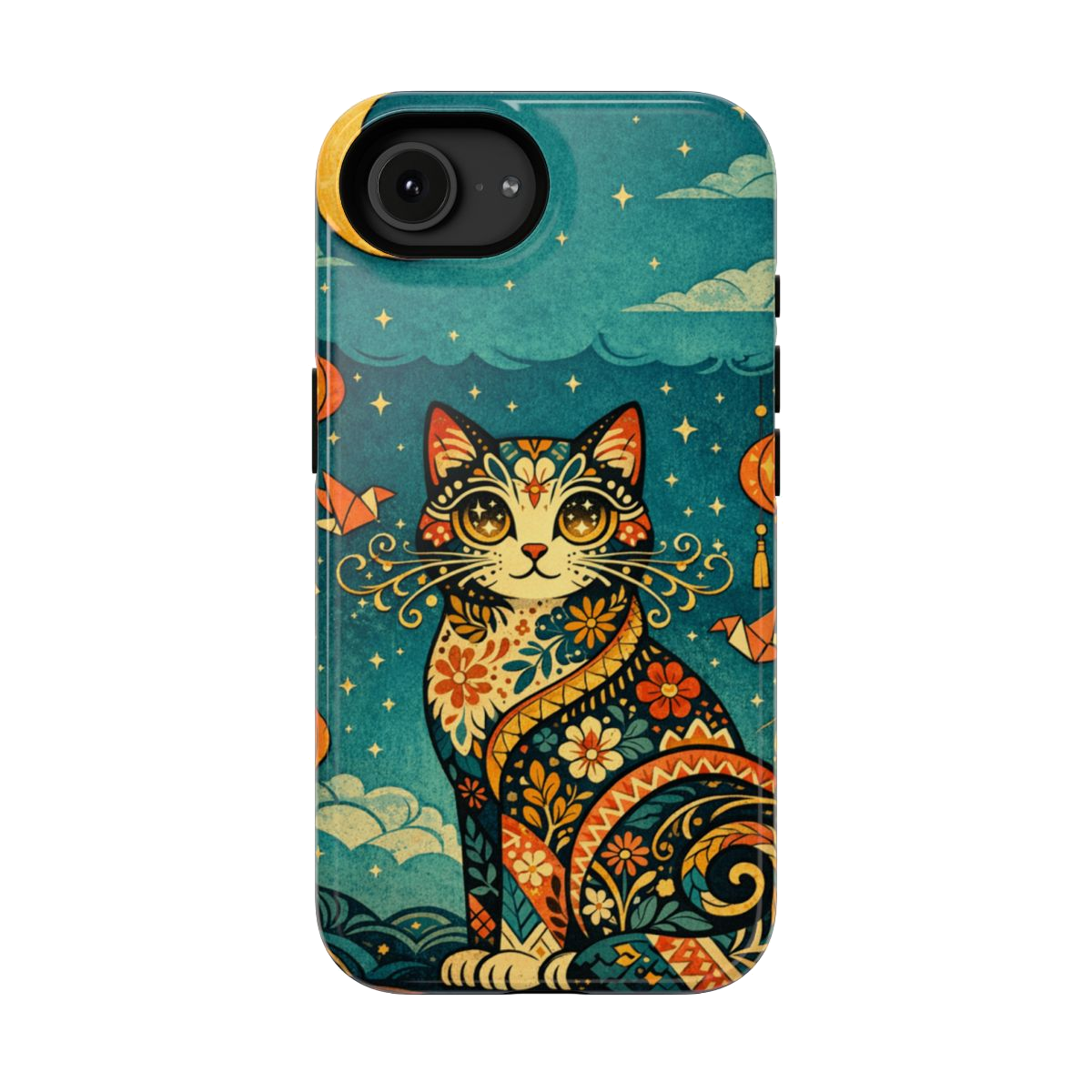Celestial Cat Charm Phone Case - iPhone 16e