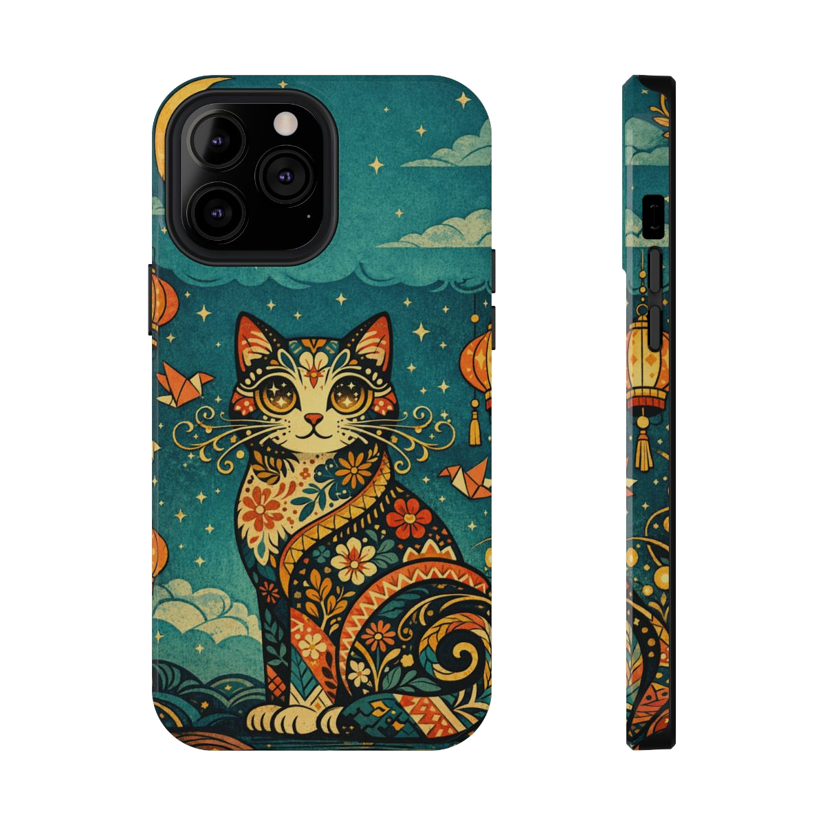 Celestial Cat Charm Phone Case - iPhone 13 Pro Max