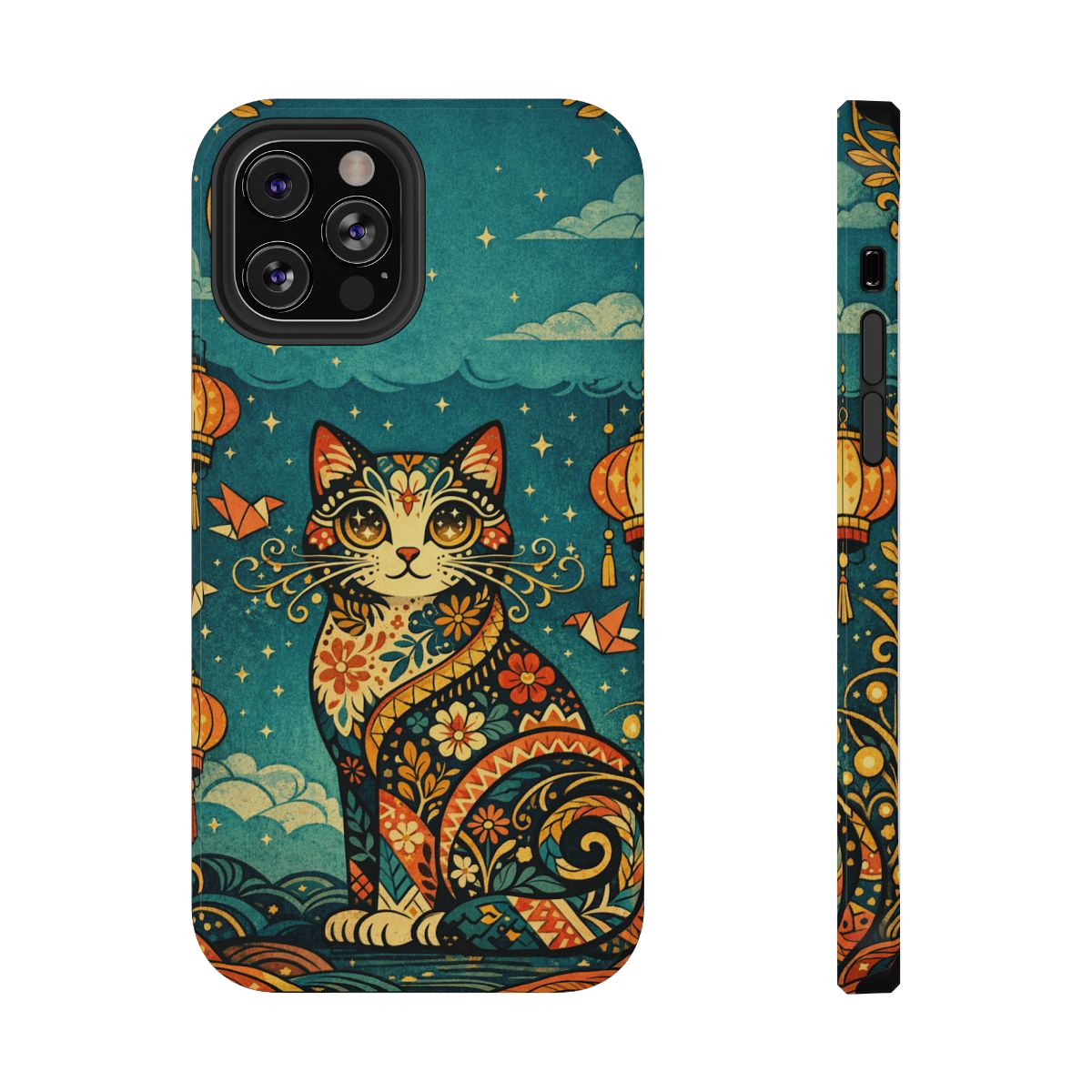 Celestial Cat Charm Phone Case - iPhone 12 Pro