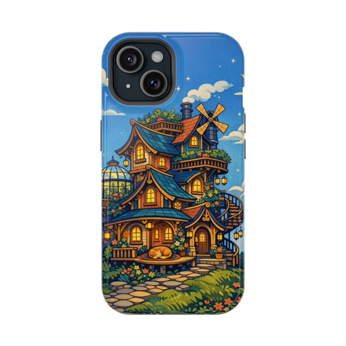 Whimsical Haven Retreat Phone Case - iPhone 15