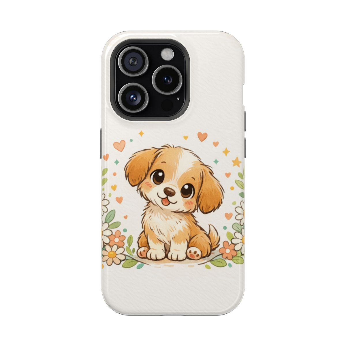 Whimsical Pup Delight Phone Case - iPhone 15 Pro