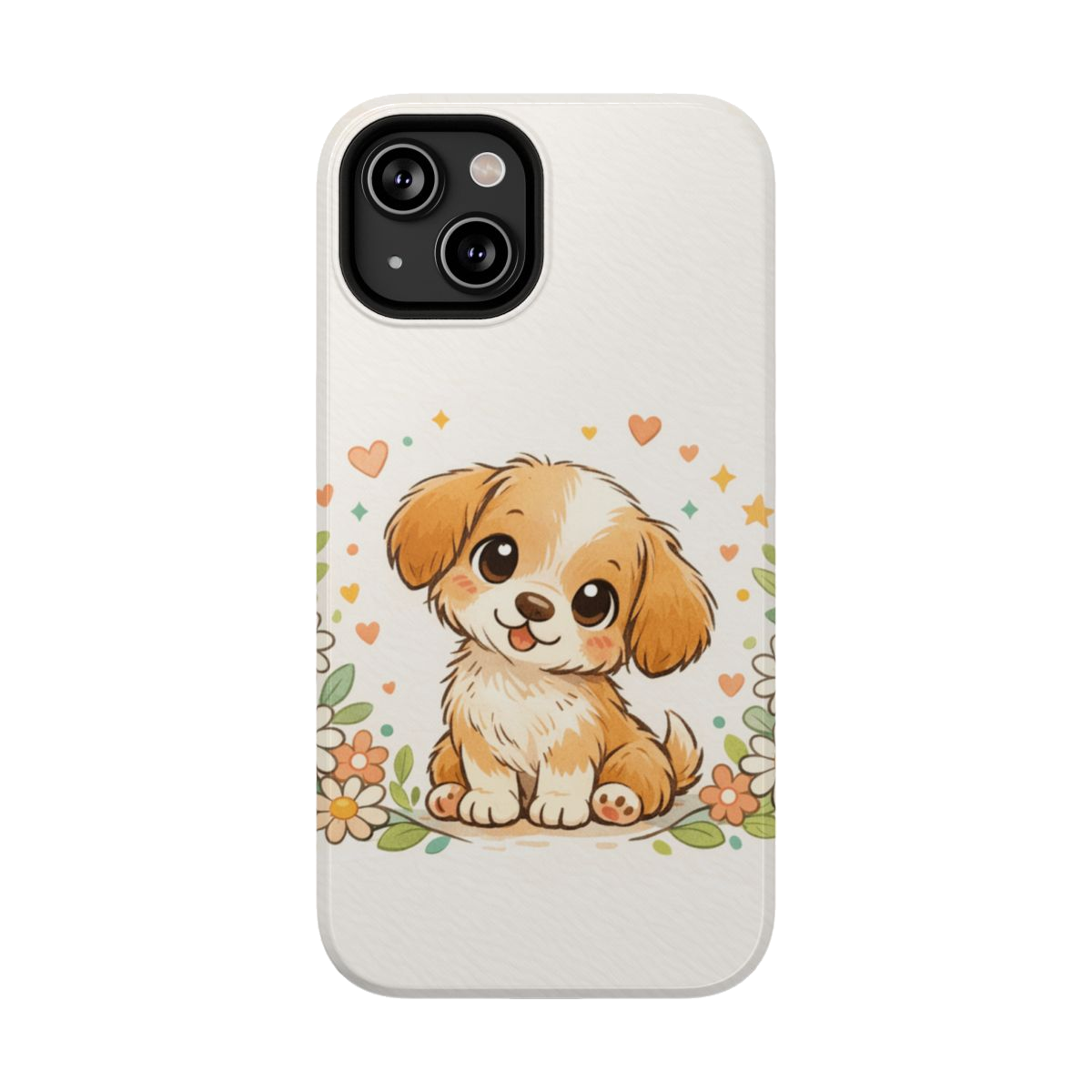 Whimsical Pup Delight Phone Case - iPhone 14