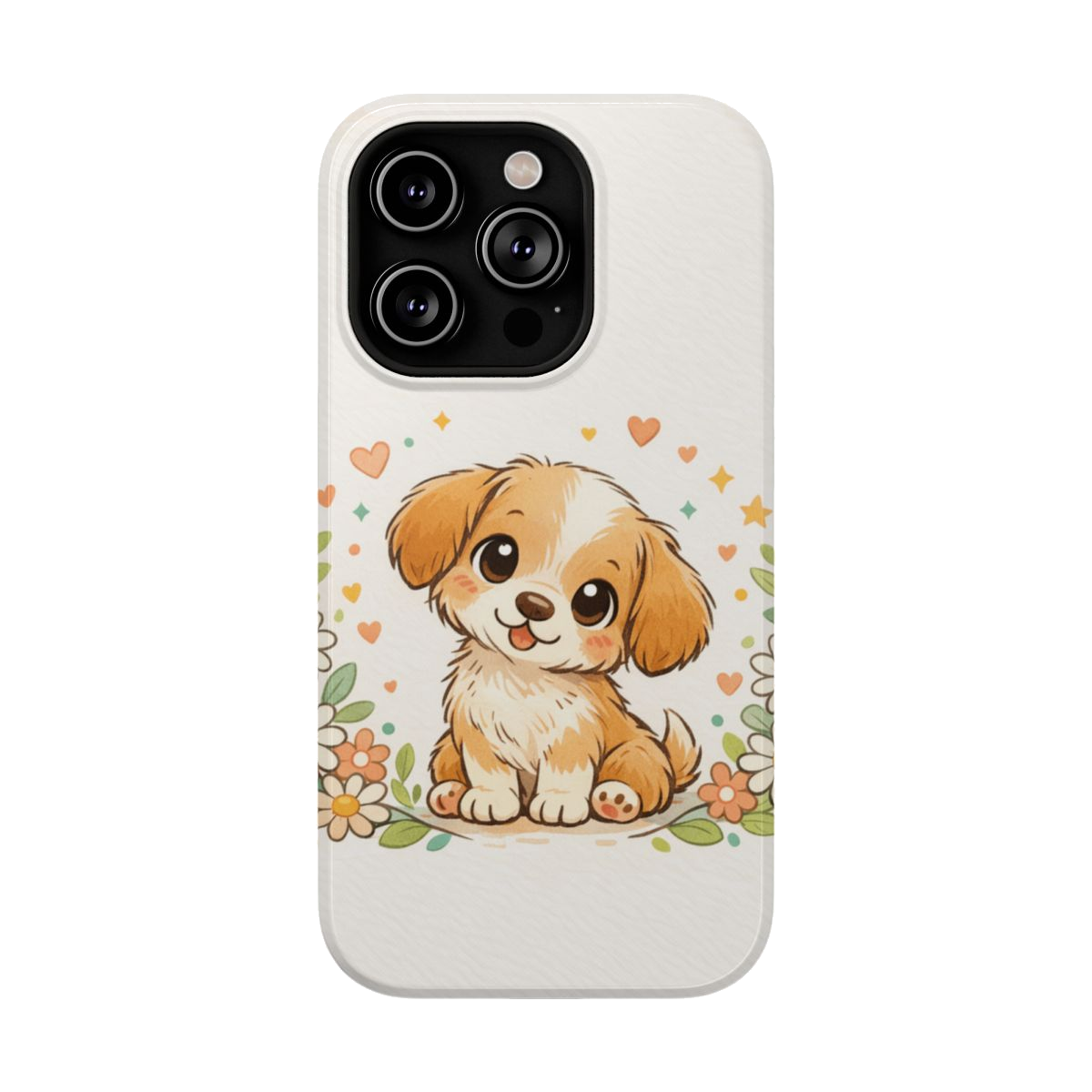 Whimsical Pup Delight Phone Case - iPhone 14 Pro